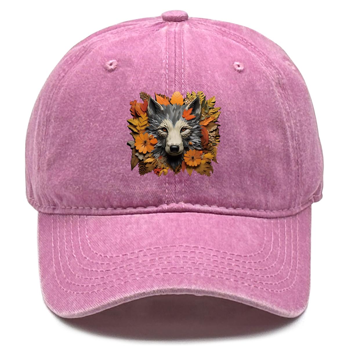 

Реалистичная бейсболка с принтом черного волка, сетчатая шляпа с козырьком, всесезонная, уютная, легкая, регулируемая as the picture розовый