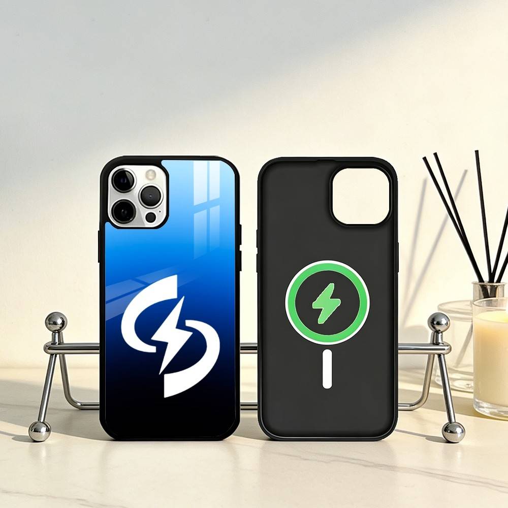 

Cool Lightning Phone Case For iPhone17,16,15,14,13,12,11 Plus,Pro Max Magnetic For Magsafe Wireless Charging iPhone17Promax