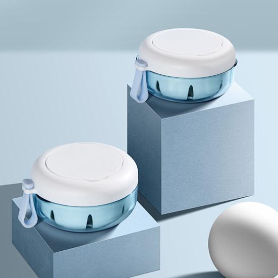 Retainer Case with Mirror Portable Soaking Denture Bath Box