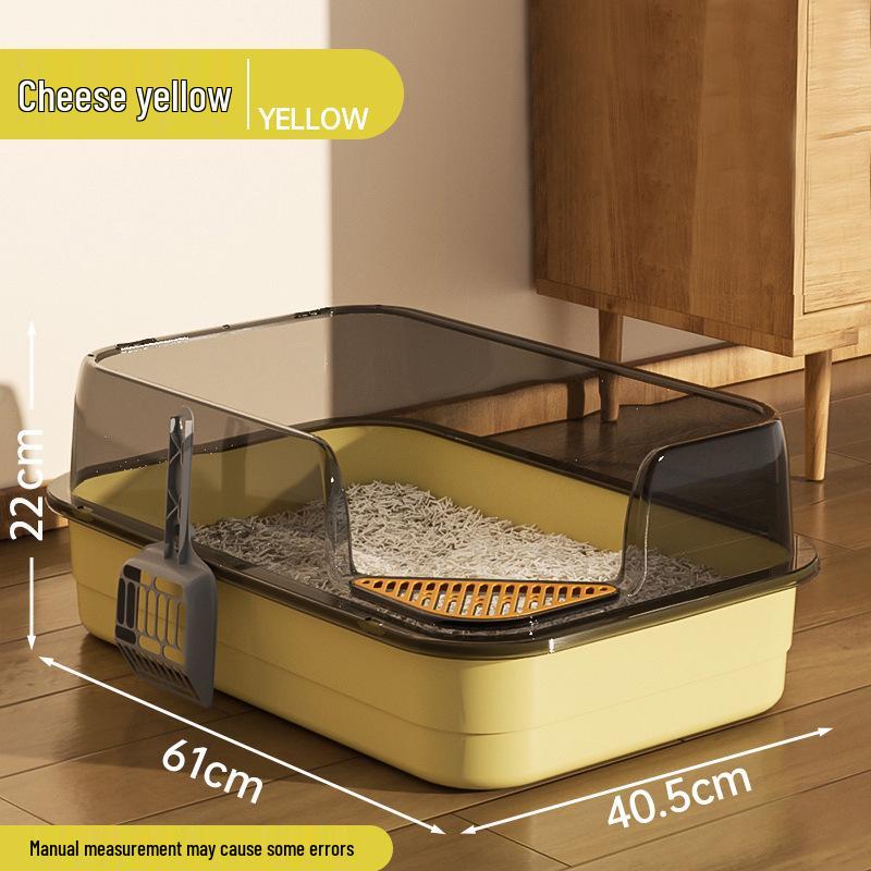 Extra Large High-Sided Anti-Tracking Cat Litter Box