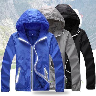 Veste coupe-vent légère et réfléchissante pour homme et femme, idéale pour le cyclisme, le camping, la randonnée, la pêche, la course à pied ou les couples