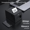 Deli DL-886BW 80MM Bluetooth Thermal Label Printer CN Plug (adapter Included)