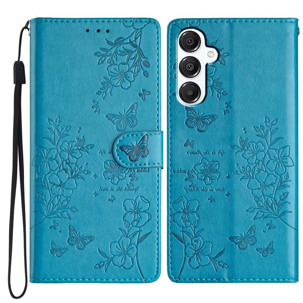For Samsung Galaxy A17 5G/A17 4G/A26 5G Wallet Phone Case Butterfly Floral Imprint Leather Flip Cover