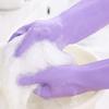 Wiederverwendbare wasserdichte Geschirrspülhandschuhe 1 Paar Weiche Latex-Gummihandschuhe für Haushalt Küche Badezimmer Reinigung