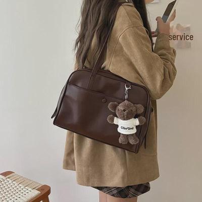 Korean Retro 2025 Women's Pillow Shoulder Bag - Large Capacity Tote for Work & Commuting