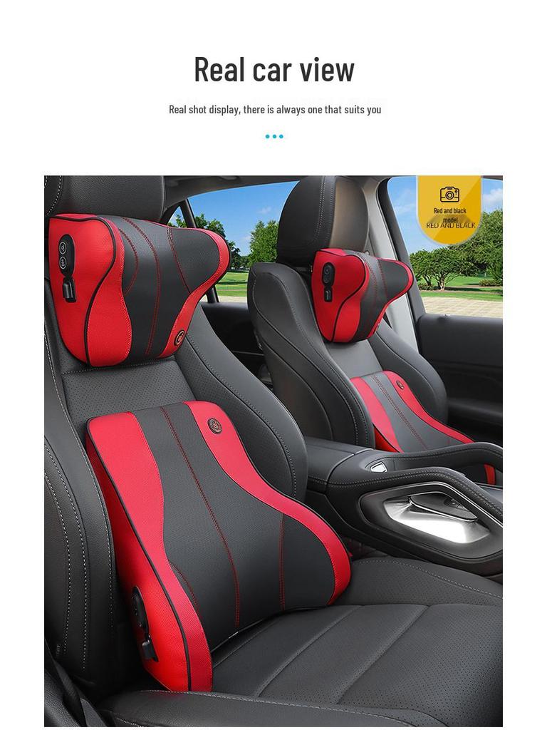 Suporte para Pescoço e Lombar para Carro: Apoio de Cabeça, Almofada Cervical e Almofada de Massagem Elétrica