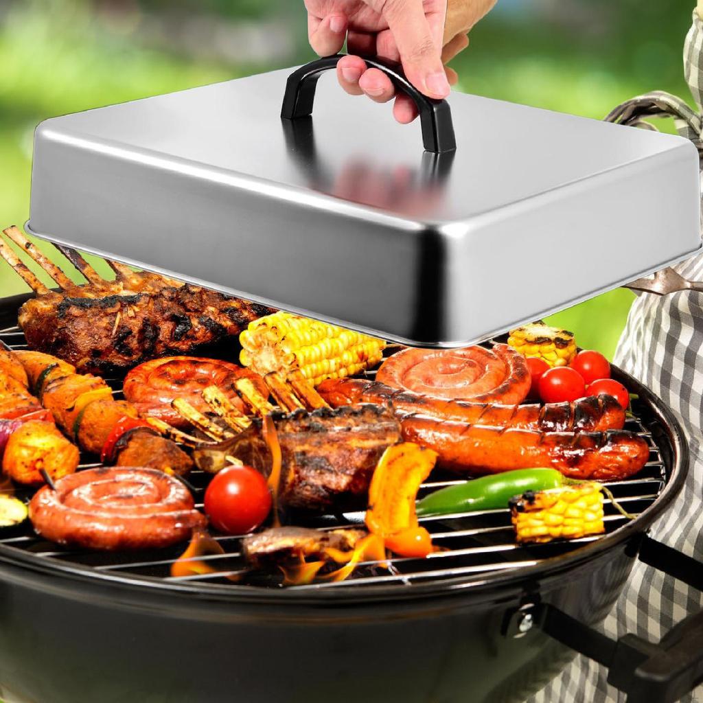 Burger Cover Cheese Melting Dome Food Grill Lid for Steaks Burgers Hamburger