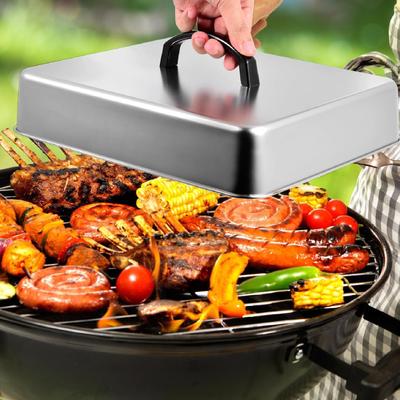 Kryt na burger sýrový tavící kupole poklička na jídlo grilování teppanyaki