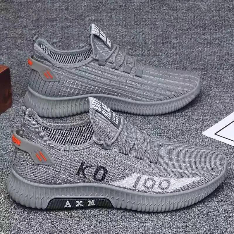 Work Shoes Soft Soled Spring and Autumn Old Cloth Shoe Breathable Mesh Shoes Non-slip Wear-resistant Casual Low-top Shoes Male