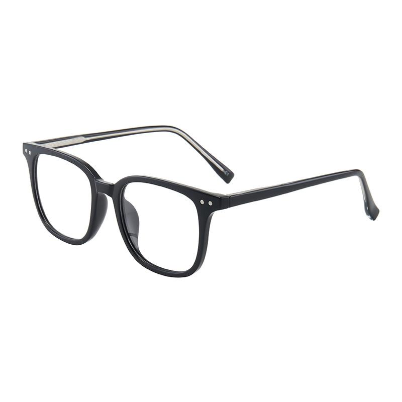 New Rice Nail Pin Flat Mirror Full Frame TR Frame Retro Anti-blue Glasses Classic Frame Glasses Women