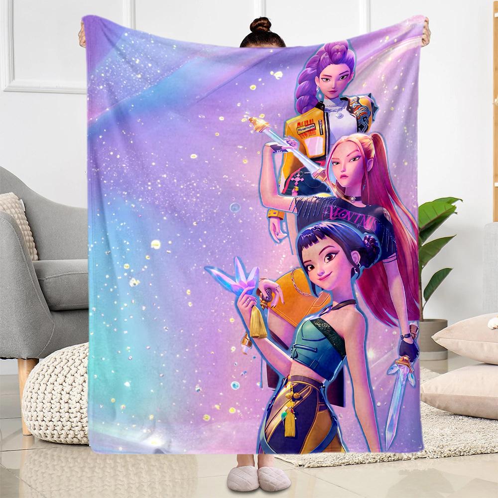 Futuristic Fashion Party Blanket Warmthful Decor Suitable for Couch Sofa Picnics Four Seasons Multipurpose Warmthful Decor