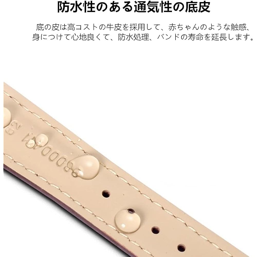 [Nywing] Watch Band Omega Strap Omega 19mm 20mm 21mm 22mm D Buckle Genuine Leather Crocodile Patt...