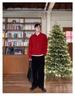 Cardigan polo en maille épaisse pour homme - Pull décontracté ample à revers Automne/Hiver
