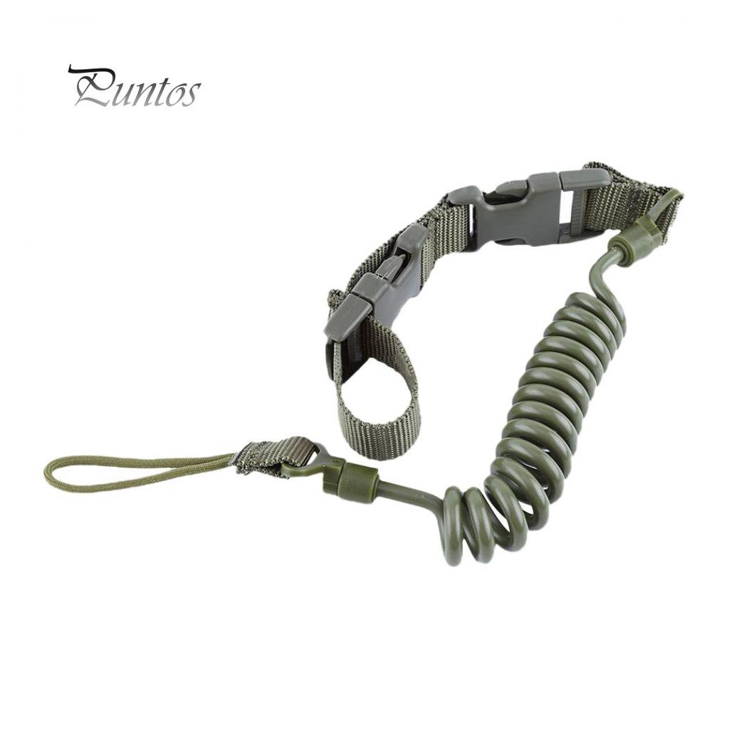 150cm Military Tactical Elastic Release Pistol Sling Lanyard