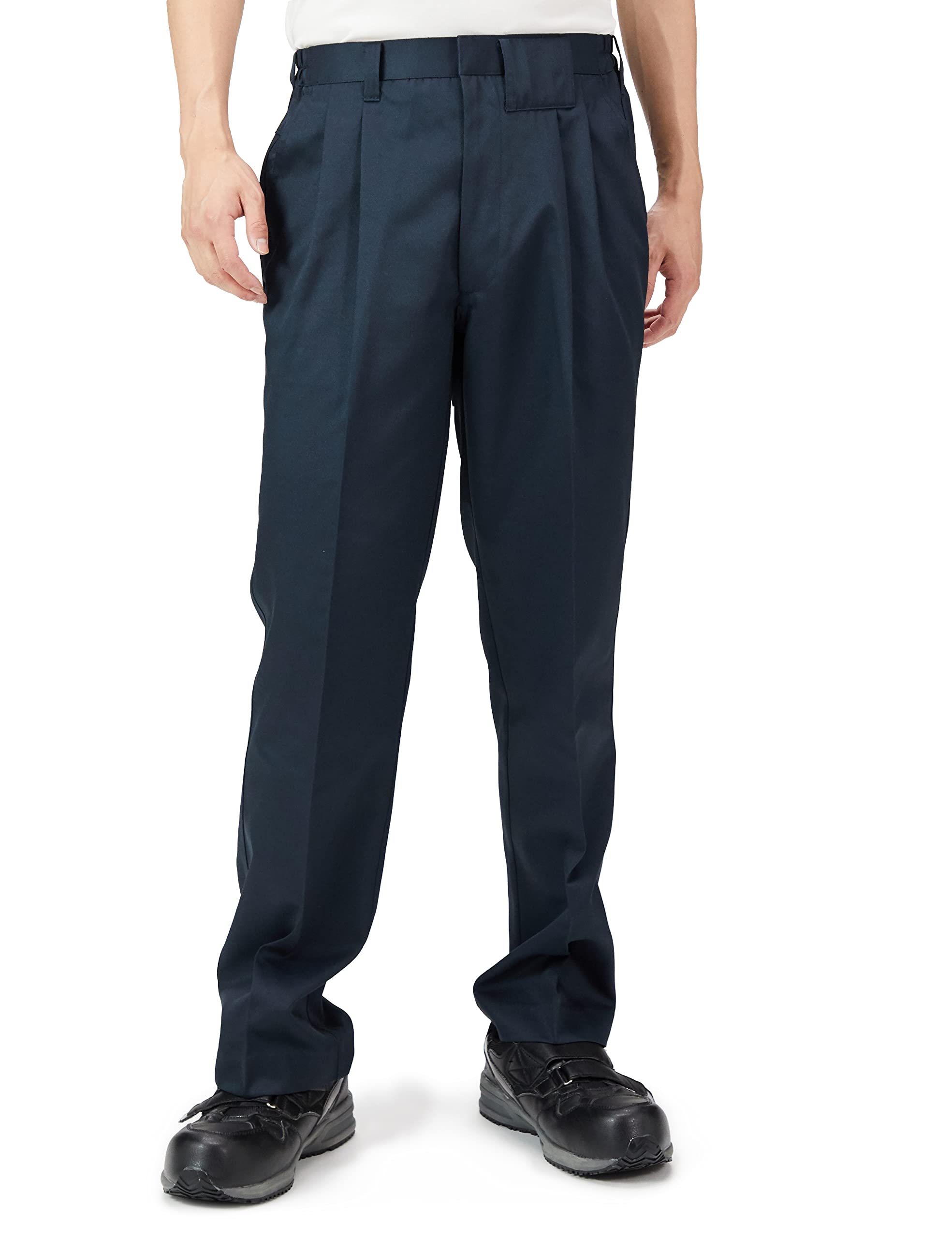 

[COCOS Nobuoka] AS-1523 Two-pleat Slacks, Navy, Size LL