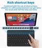 Mini Bluetooth Keyboard RGB Wireless Keyboard 10 inch Backlit Keyboard Backlight Touchpad Keyboard for IOS Android Windows iPad