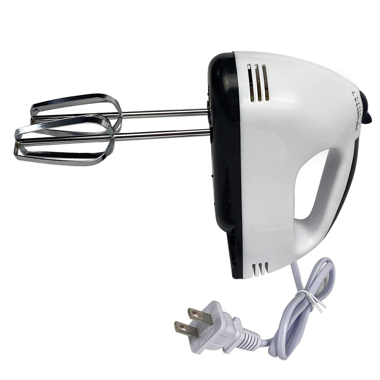 

Electric Hand Mixer Handheld 7 Gears Electric Eggbeater with 4 Whisks for Egg Cake Cream Dough