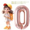 Vthoviwa Aluminium 100 Helium Roséguld 100 Sifferballonger Jubileumsfest Roséguld Shijimi Heliumballonger 40-tums Ballonger, (0123456789), 10-19,