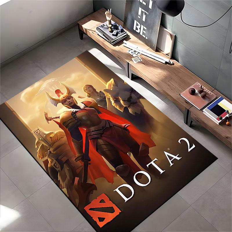 Dota 2 Hero Pattern Carpet suitable as a non-slip mat for the living room or bedroom sofa