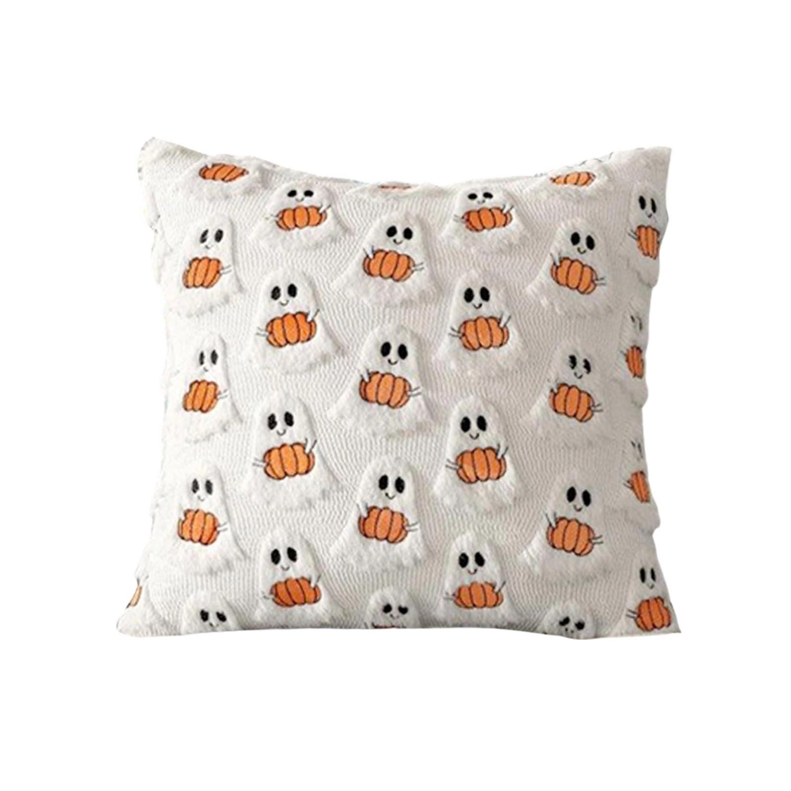 

Наволочки на Хэллоуин, 1 шт. Наволочки на подушки с тыквой и привидениями, Мягкие наволочки, Осенние наволочки для Дня благодарения, Хэллоуина One Size