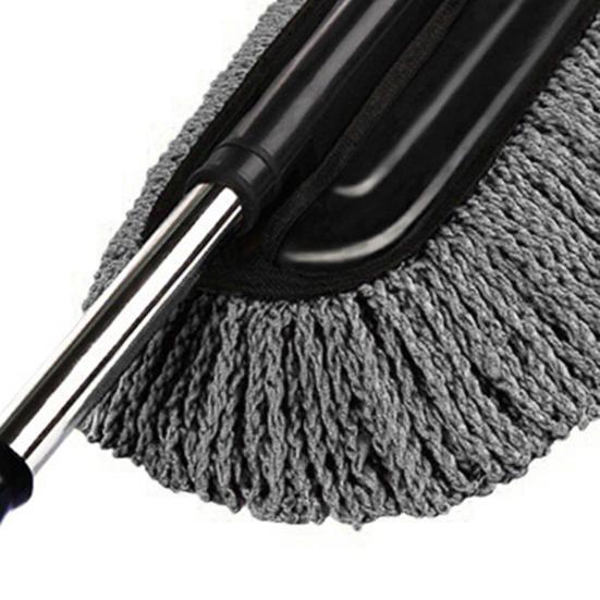 Microfiber Car Wash Brush Mop Kit with Long Handle Soft Bristle Brush Car Cleaning Supplies Duster Washing Tools Accessories