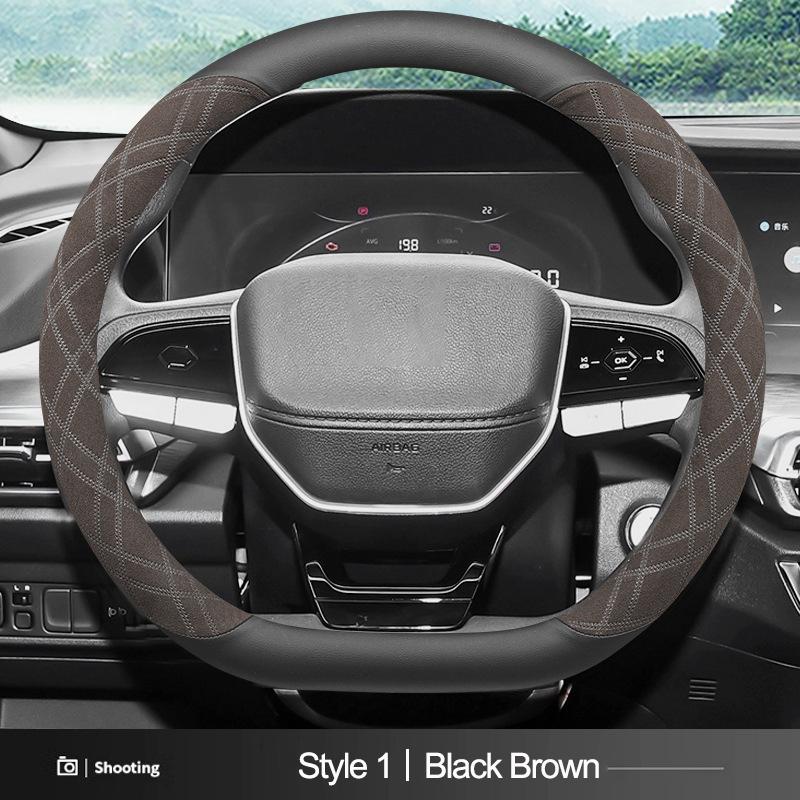 Car Steering Wheel Cover Wrap for Changan Chana CS35 PLUS 2018 - 2026 2026 D Type Steering-Wheel