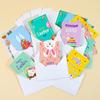 12 Easter Greeting Card Set, Easter Egg Bunny Fold With Envelope, Leave A Message Wishing Easter Card