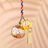 Bell Pendant Cartoon Key Charm Phone Lanyard Lucky Cat Pendant Lucky Cat Phone Strap  Children