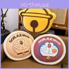 Sitting Doraemon Pillow With Short Plush Material Lounge Office And Use Car