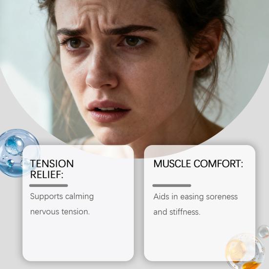 Nerve Relief Magnesium Cream Lightweight Fast Absorbing Skin Moisturizer for Tense Muscles And Skin Multipurpose Targeted Body Care Cream for Daily