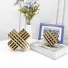 Modern Creative Metal Cross Ornament for Living Room or Study