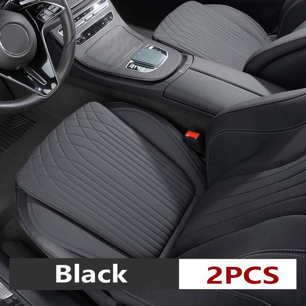 Car Seat Cushion All-season Universal Napa Leather Driver's Front Seat Protector Cover One-piece Summer Breathable Backseat Mat