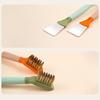 Multifunctional Double-headed Kitchen  Brush, Non Stick Pot Cleaning Dishwashing Sink Brush
