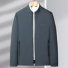 Frühling und Herbst Neue Jacke Herren Baseballkragen Freizeitjacke Papas Mittelalterjacke