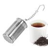 Tea Infuser Tea Holder Stainless Steel With Chain Hook Seasoning Strainer Cylindrical Fine Mesh Filter Tea Infuser Multipurpose