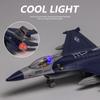 RUM1:60 Scale F16 Alloy Fighter Model Light & Sound effect Toys for Boys baby toys birthday gift toys kids toys car model car Boys toys model