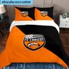 3PCS Lori-ent Football Club Bedding Set,Including 1pc Duvet Cover And 2pcs Pillowcases Perfect for Bedroom, Dormitory, Fan Christmas gift