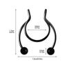Trendy European & American No-Piercing Horseshoe Nose Clip Jewelry