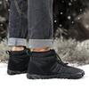 Warm Snow Boots Plush Cotton Shoes Non-slip Winter Outdoor Sneakers Ankle Boots Barefoot Walking Hiking Sports Shoes