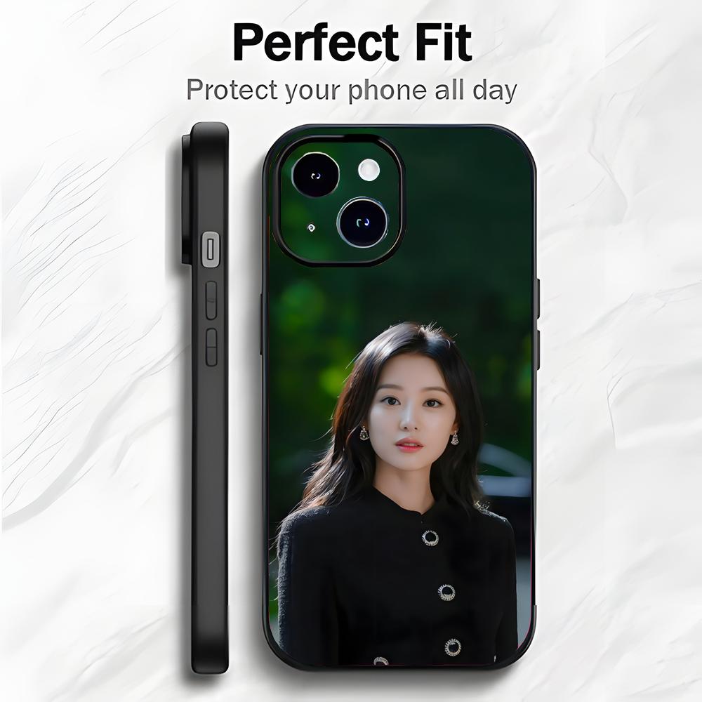 Korean Beautiful Actress K-Kim Ji Won Phone Case Phone Case Soft Packaging Lightweight For iPhone17 16 15 14 13ProMax
