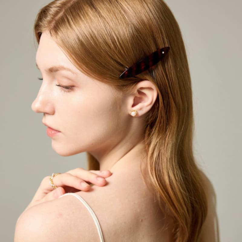 LILYKORI Marble Barrette Hair Pin