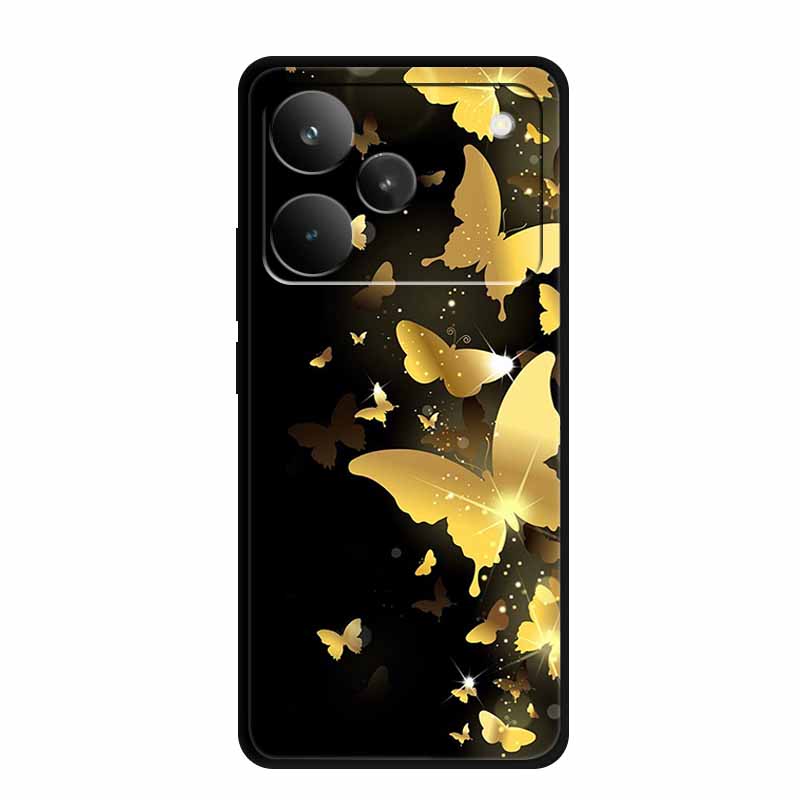 Für Realme P4 Pro 5G Hülle P4Pro Weiche TPU Silikon Rückabdeckung Für Realme P4 Pro Tiere 6,8" Bemalter Wolf Löwe Hülle Schale Tasche