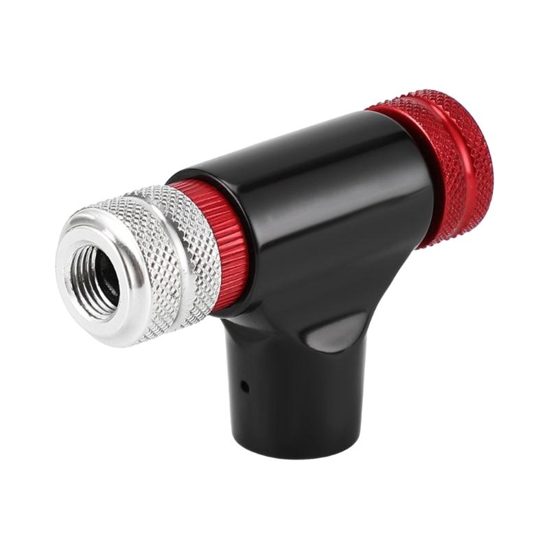 

Bicycles CO2 Inflator Cycling Tire Pump Valves Cycling Bicycles Cartridge Pump CO2 Cartridge Bicycles CO2 Inflator Head чорний