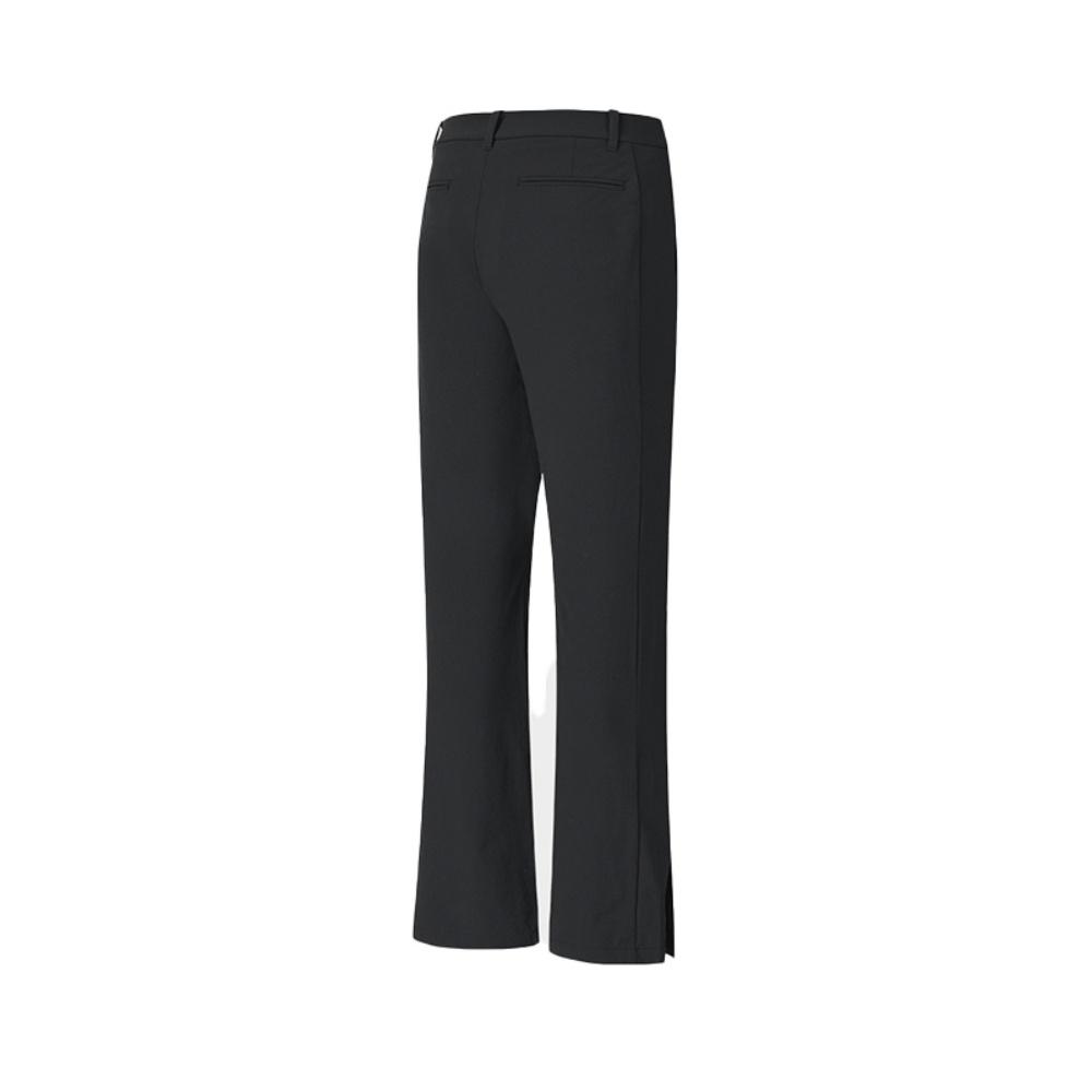 FILA Fashionable Casual Versatile Knitted Sports Pants Women bottoms Deep-Black A11W525812FBK