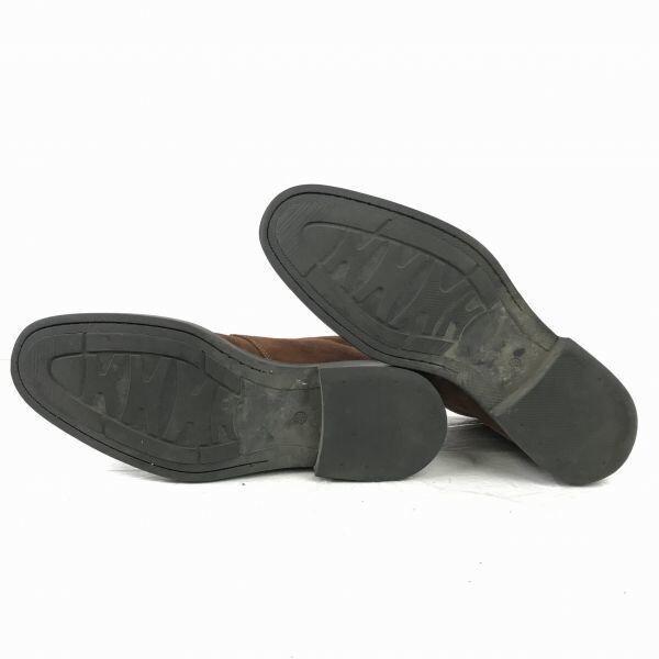 GIANCARLO MORELLI Premium Suede Leather Mackay Construction Chukka Boots [43 / 27.528.0 / Brown](USED)