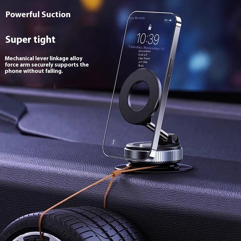 Nano Magnetic Vacuum Suction Cup Car Mobile Phone Holder Car Navigation Foldable Lifting Storage Multifunctional Universal