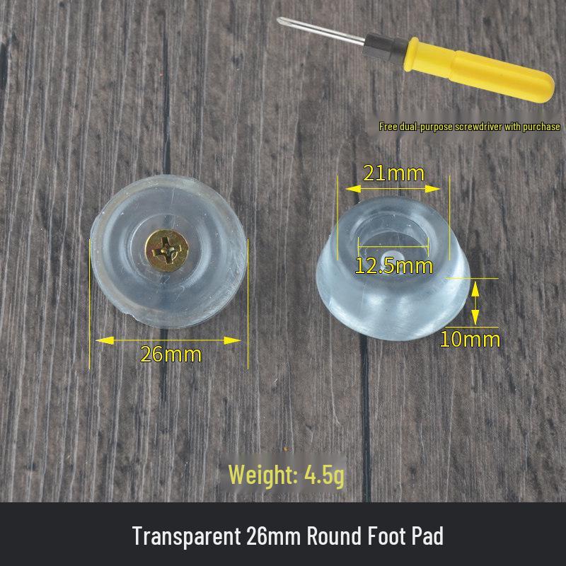 Anti-Slip Transparent Rubber Furniture Pads for Tables – Wear-Resistant and Protective