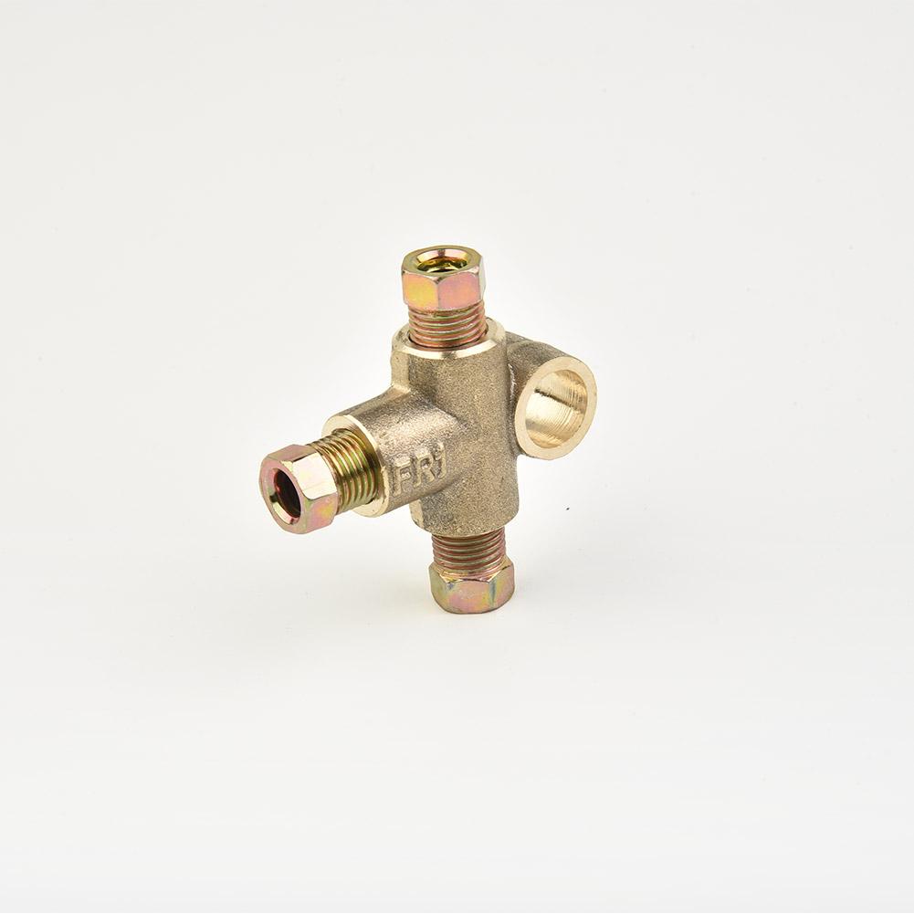 10mm Brake Pipe Unions 3 Way 3/16\" Brake Brake Pipe Fittings M10 Pipe