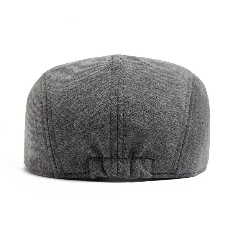 Autumn and Winter Men's Cap Forward Cap Elastic Elastic Adjustment Beret