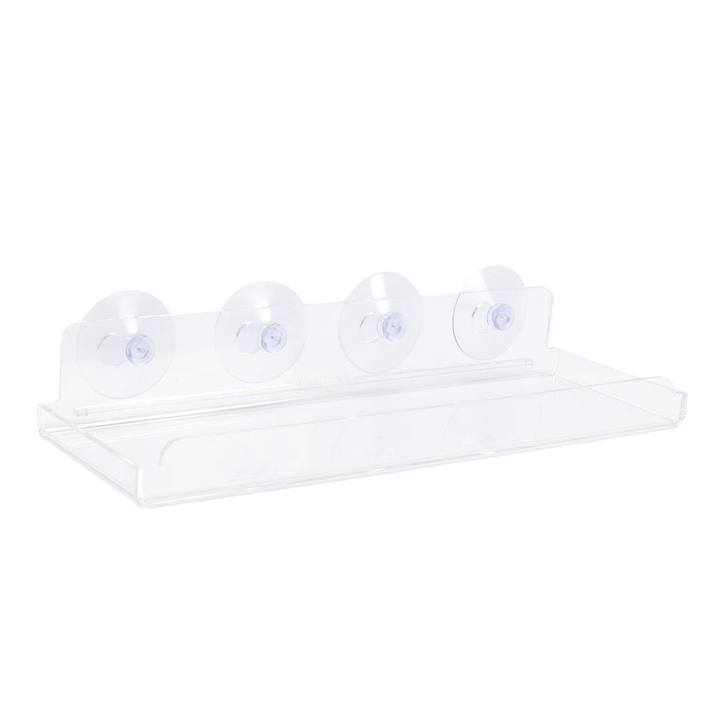 2pcs Window Plant Floating Shelves Acrylic Suction Cup Shelves Window Sill Extender for Indoor Succulent Plants